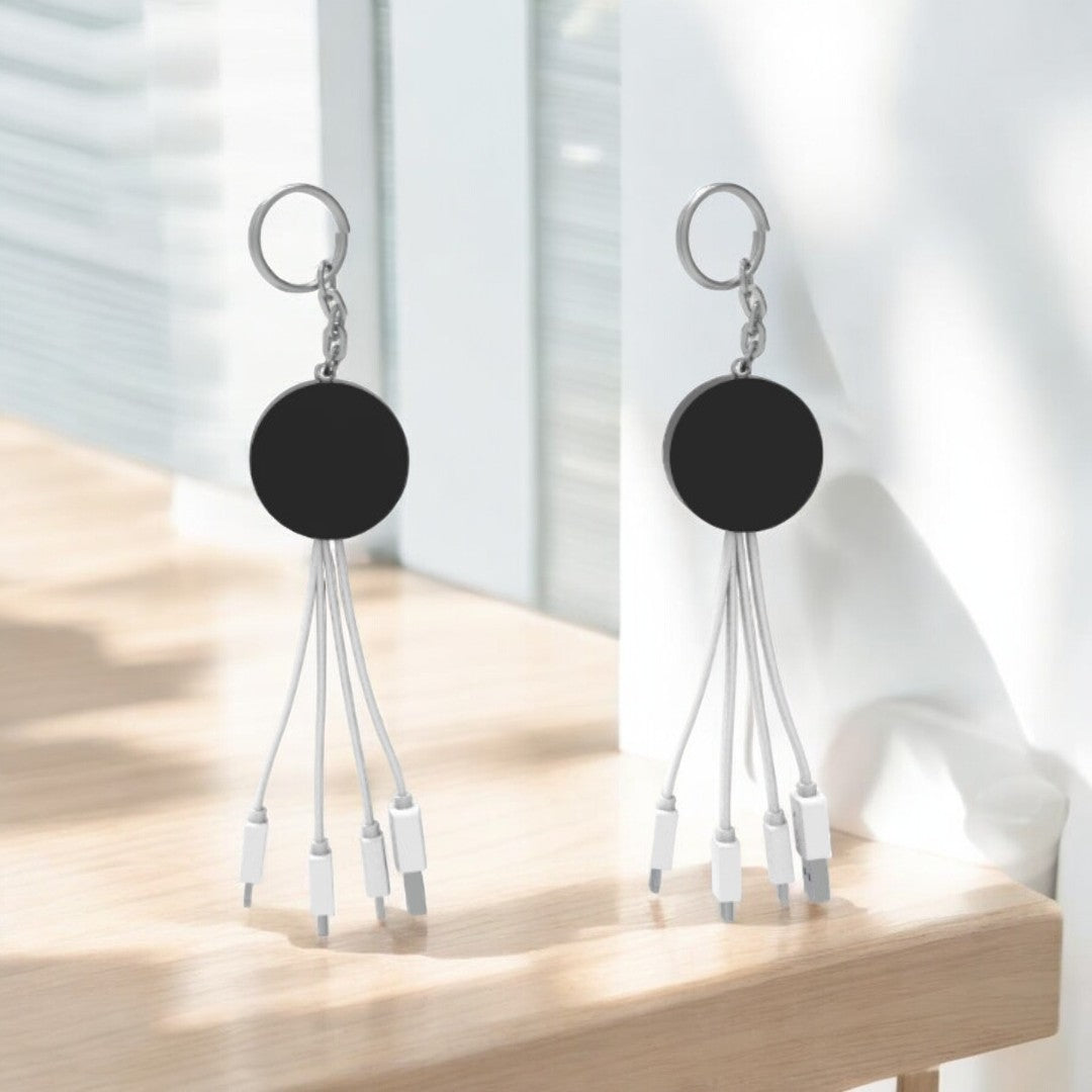 Charging Cable Key Chain (Black)