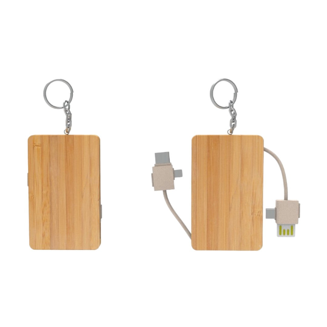 Rectangular Charging Cable Key Chain