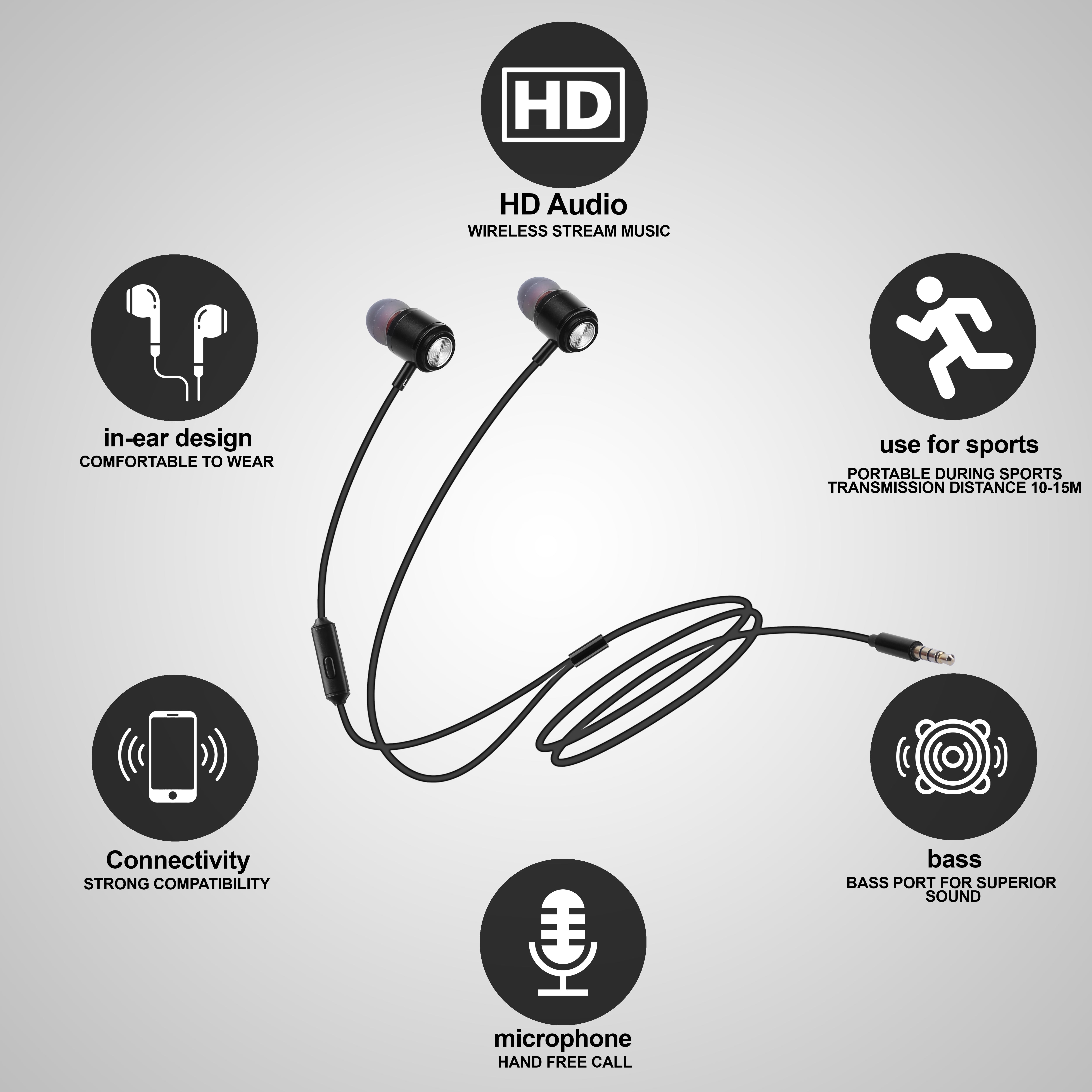 Metallic GCD-680 Earphone