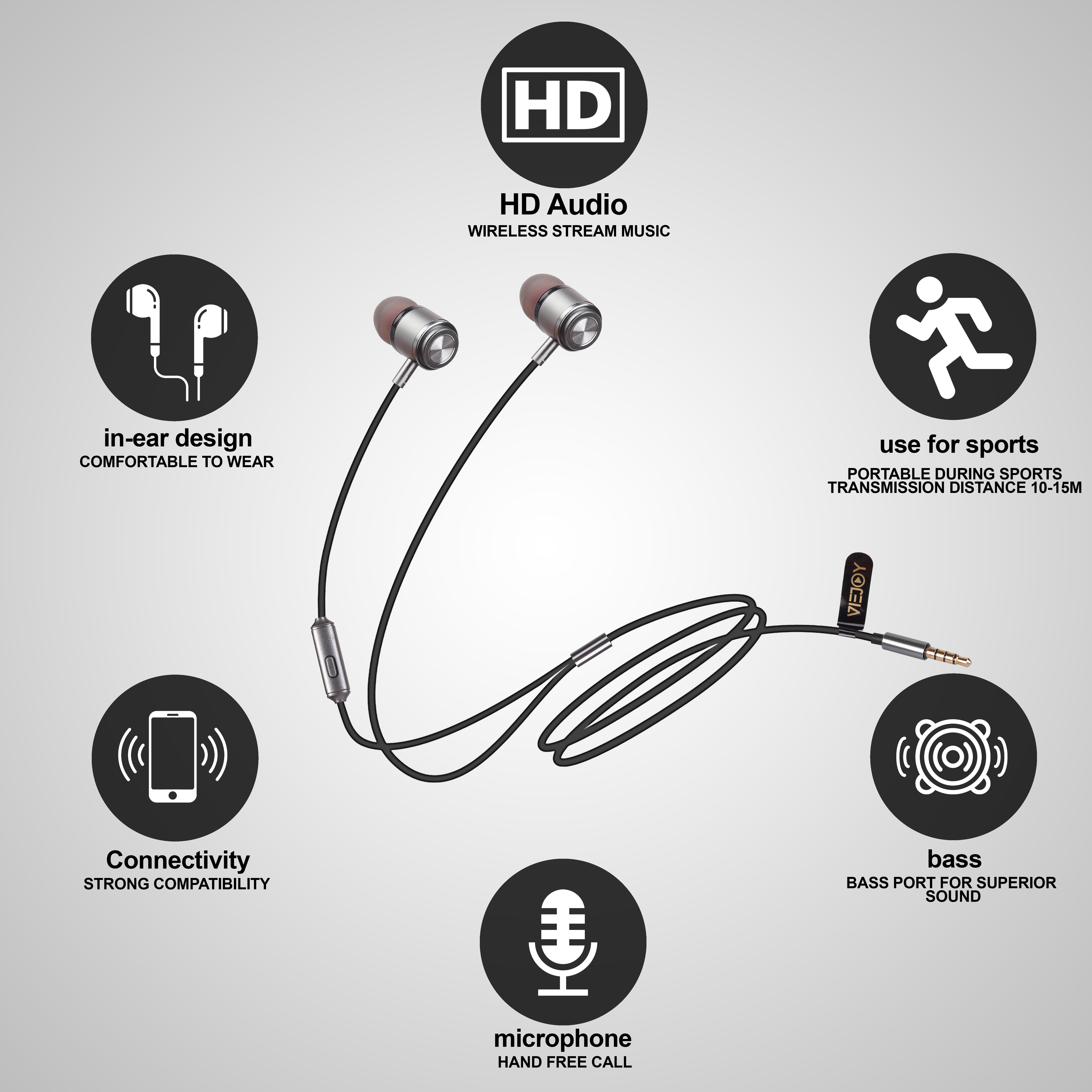 Metallic GCD-680 Earphone